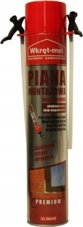 Shkumë montuese Wkręt Met Premium, poliuretani, 750 ml, me zorrë