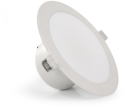 Plafonierë tavani LED Lumax HEDA HCL1204SB, 12W, me sensor lëvizje, e bardhë