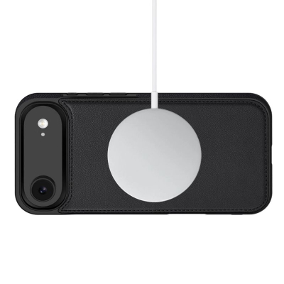 Këllëf-portofol Tech-Protect Wallet MagSafe, për iPhone 17 Air, me mbajtëse kartash, i zi mat