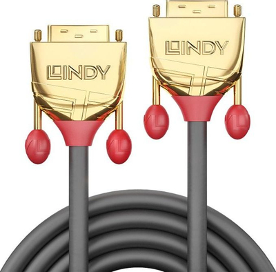 Kabllo DVI Lindy 36206, 10m, rezolucion deri 2560x1600, e zezë
