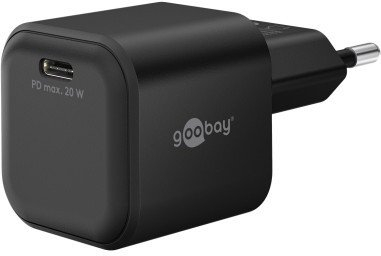 Karikues USB Goobay USB C PD GaN Nano 20W, 20W, i zi