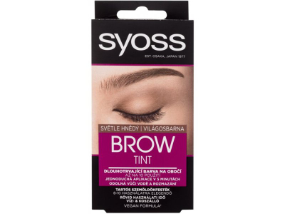 Ngjyrë për vetulla Syoss Brown Tint, Light Brown, 17 ml
