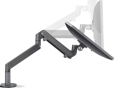 Krah montimi për monitor HAGOR HA, një krah me gaz lift, 15-32", alumini, gri e errët