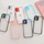 Mbrojtëse silikoni Hurtel Milky Case për Samsung Galaxy A42 5G, e butë, gjysmë e tejdukshme, e zezë