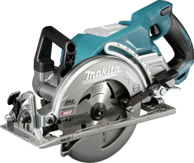 Sharrë rrethore me bateri Makita RS001G XGT, 40V, brushless, 185mm, gri në blu