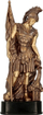 Statujë zbukuruese Tryumf Cast Florian RFST3025, 38cm, për zjarrfiksa, ngjyrë bronzi