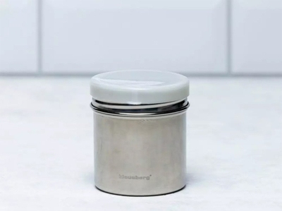 Enë me sitë për pluhur kuzhine Klausberg, 260ml, çelik inox, gri