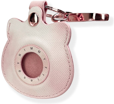 Mbajtëse Nimmy Case Locator Big Eyed Pet 2.0 Cat për Apple AirTag, rozë