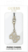 Varg dekorativ telefoni Guess GUCPM4GID, Glitter Charm 4G, metal dhe najlon, ngjyrë ari