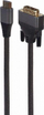 Kabllo HDMI Gembird - DVI-D 1,8 m (CC-HDMI-DVI-4K-6), e zezë