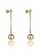 Vathë për femra Marc Malone Amanda Gold Earrings MCE24002G, të artë