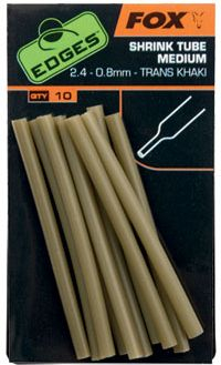 Tuba Fox Edges Shrink Tube S 1.8 - 0.7mm, Trans Khaki (CAC475)
