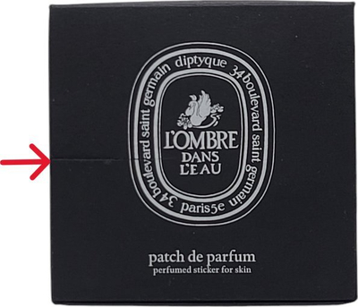 Stikera të parfumuar Diptyque L'Ombre Dans L'Eau, set 5 copë