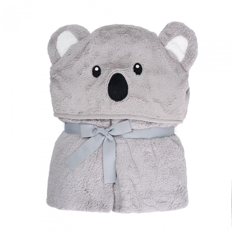 Peshqir me kapuç për fëmijë Heinner, coral fleece, 76x127 cm, panda