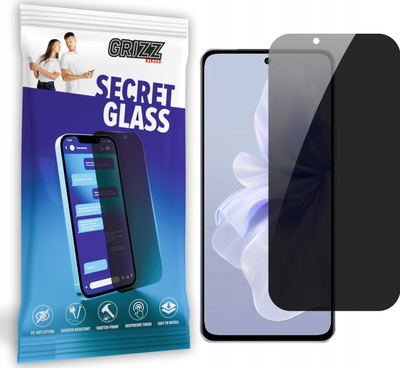 Mbrojtëse ekrani GrizzGlass Matte SecretGlass për Vivo S18e, xham qeramik, efekt privatësie, transparente