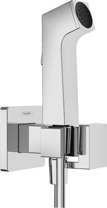 Set bide Hansgrohe Bidette 1jet S EcoSmart 29233000, 125cm, krom