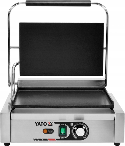 Grill kontakti Yato, 2200W, pllaka gize, trup inox