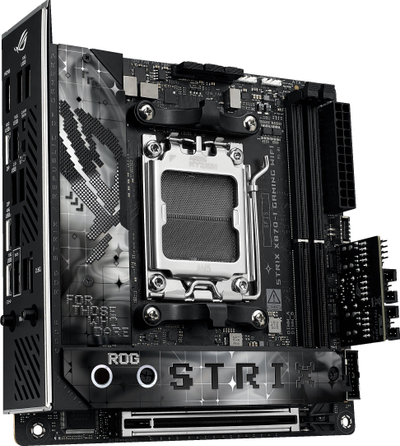 Pлоча ASUS ROG STRIX X870 I GAMING WIFI, AMD X870, приклучок AM5, Mini ITX