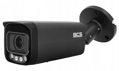 IP камера BCS BCS-L-TIP58VCR6L6-Ai1-G, 8MP, мото зум 2.7–13.5 mm, бела