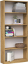 Raft librash Topeshop BOOKCASE R60, 60cm, dru lisi Artisan, kafe