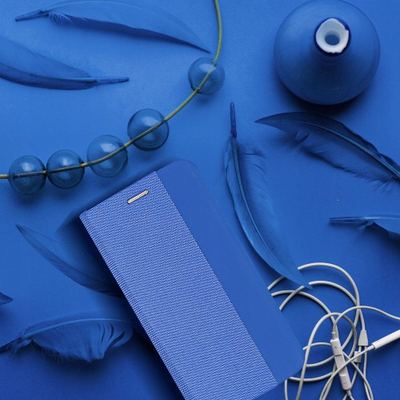 Këllëf libër Vennus Sensitive për Xiaomi Redmi 14C, me magnet, me mbajtëse, i zi