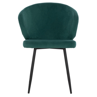 Kolltuk Jiya velvet + këmbë metal 60×60×85 cm (HM8728.03)