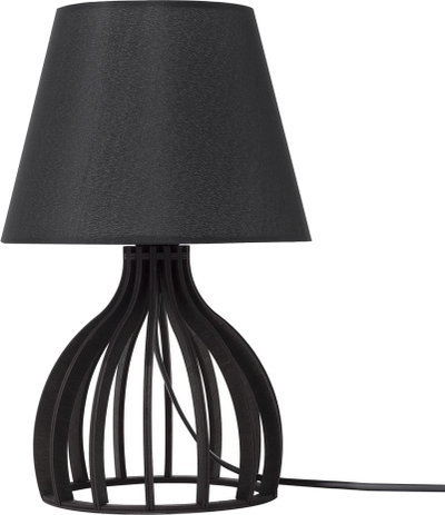 Lampë tavoline Beliani Agueda, 36cm, stil modern, e zezë
