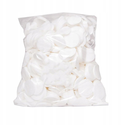Pads pambuku kozmetik Activeshop, 500 g, 1200 copë, të bardha
