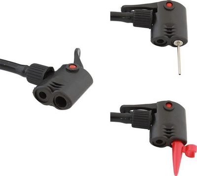 Pompa çikllizmi RW22 metal, me këmbë mbështetëse, me aksesorë, e zezë