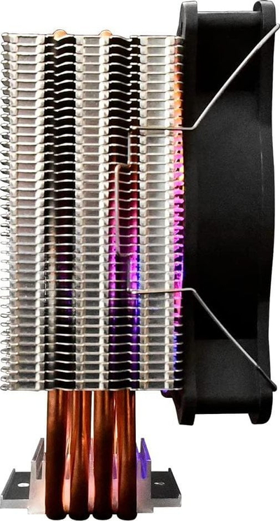 Ftohës procesori Gamdias Boreas E1-410 LITE, ventilator 120mm, RGB, i zi