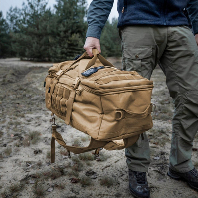 Çantë shpine turistike Offlander Travel Backpack 3in1 Offroad, 54L, najlon, ngjyrë khaki