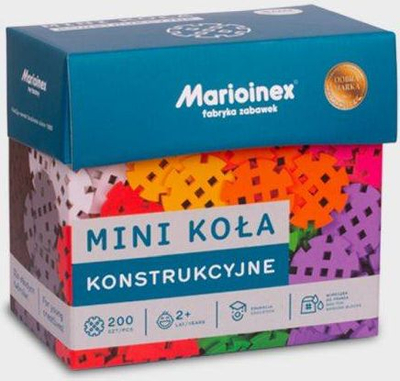 Сет градежни коцки Мариоинекс Мини Вафли Констракшн Wheels, 200 парчиња, шарени