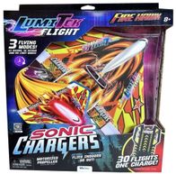 Avion lodër LumiTek Flight Sonic Chargers, LED, i karikueshëm, shumëngjyrësh