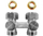 Pjesë lidhëse radiatorësh Herz 3000 Fig.3766, dy tubëshe, G3/4, metalike