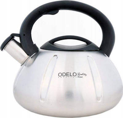 Çajnik joelektrik Odelo OD 1737, 3L, inox, argjendtë me të zeza