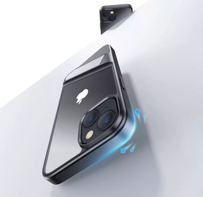 Kapak telefoni Ugreen LP633 Kickstand, për iPhone 14, me stand të integrum, transparent
