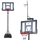Kosh basketbolli portativ NILS ZDKA21, lartësia regullushme 2.9-3.7 m, me rrota, i zi