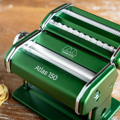 Makinë për pasta Marcato Atlas 150 Green, set me Pastawheel, jeshile
