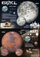 Mbështetëse tavoline Art-Map Desk Pad Moon Mars, format A2, e laminuar, me shumë ngjyra