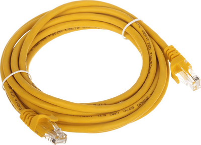 Kabllo rrjeti RBLINE Patchcord RJ45 Cat 5e, 3m, e verdhë