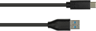 Kabllo USB Good Connections GC-M0127, USB A në USB C, 1 m, e zezë