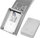 Lampë muri LED Maclean MCE343 SV, 800lm, IP54, ngjyrë argjendi