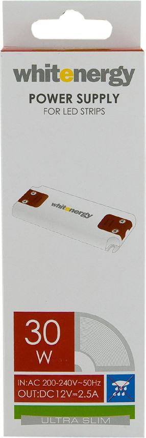 Furnizues energjie Whitenergy LED Ultra Slim 230V 30W 12V