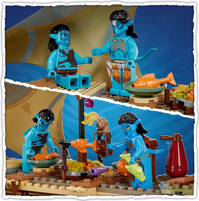 Играчка ЛЕГО Аватар Metkayina Reef Home 75578, сет за градење, 9+