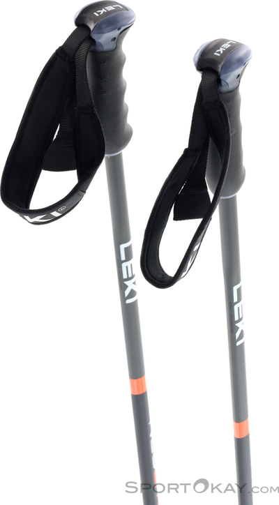 Shkopinj skijimi Leki Neolite Airfoil, ProG Grip, të zinj