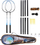 Set Badminton Nils Extreme, 2 raketa + 3 grila + rrjetë 195 x 22 cm + këllëf Nils