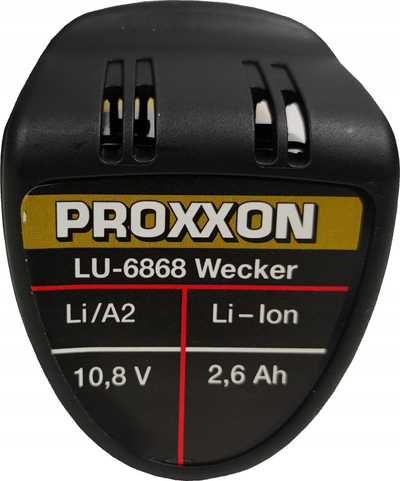 Bateri Proxxon Li/A2, 10.8V, 2.6Ah, e zezë