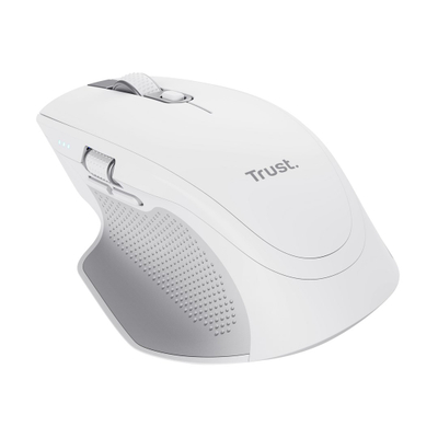 Maus Trust Ozaa+, RF Wireless + Bluetooth, 3200 DPI, i bardhë