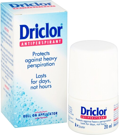 Antiperspirant roll-on Driclor, 20 ml