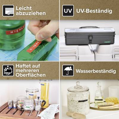 Makinë etiketuese DYMO Omega, embossing manual, për shirita 9 mm, bardh e kaltër